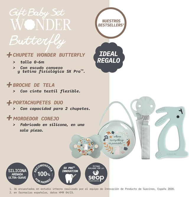 Thumbnail 2 de Suavinex Set Regalo Bebé 4 Pcs 🍼 Wonderland Beig