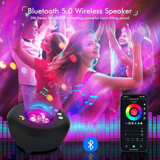 Thumbnail 3 de YunLone Galaxy Projector 33 lights with Bluetooth speaker