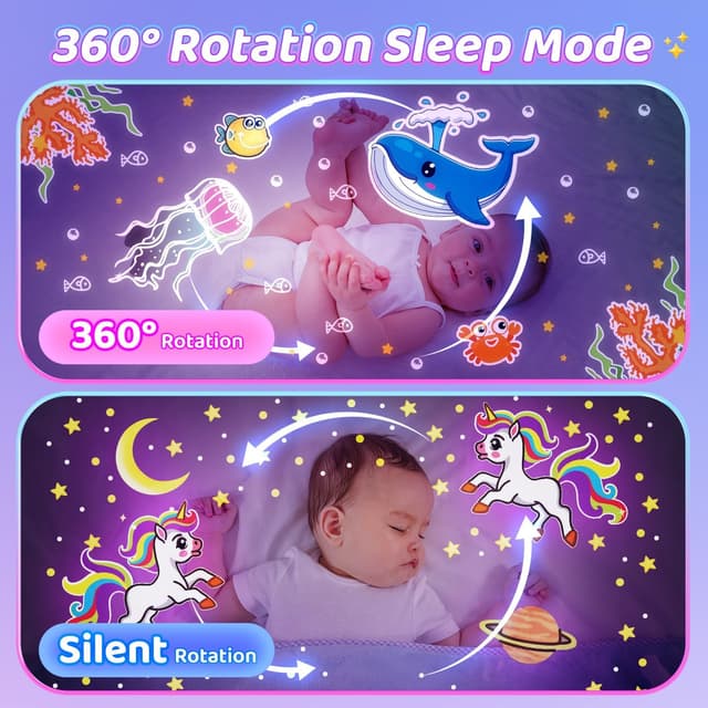 Detalle 2 de Baby Night Light Projector 9-in-1