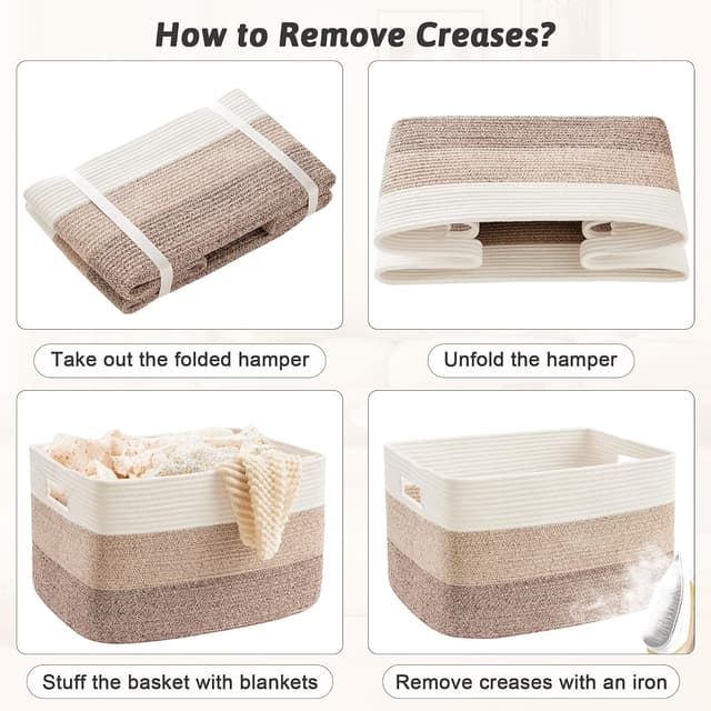 Thumbnail 6 de Artfeel Rectangle Woven Basket, 65L