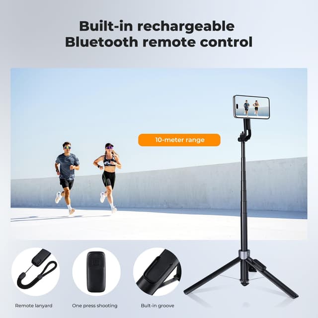 Thumbnail 6 de K&F CONCEPT Popod 72" Phone Tripod with Remote
