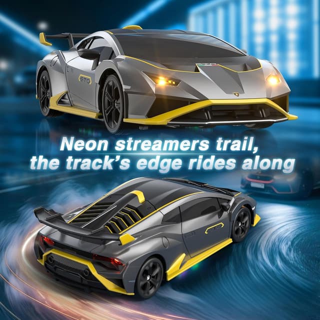 Detalle de Lamborghini RC Drift Car 1:24 4WD Mini 4WD remote drift car with LEDs