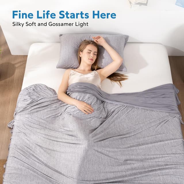 Thumbnail 4 de HOMFINE Cooling Blanket 60 x 80 inches