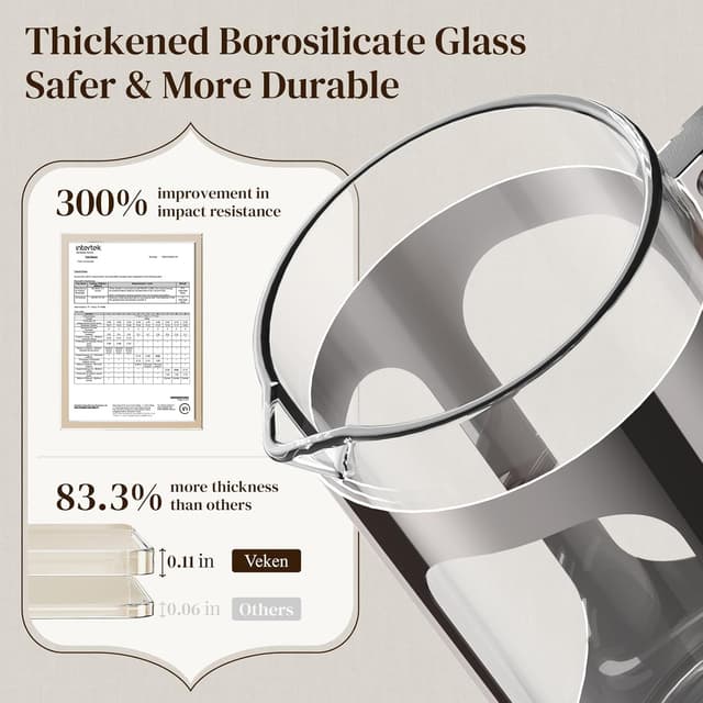 Thumbnail 4 de Veken French Press 34oz