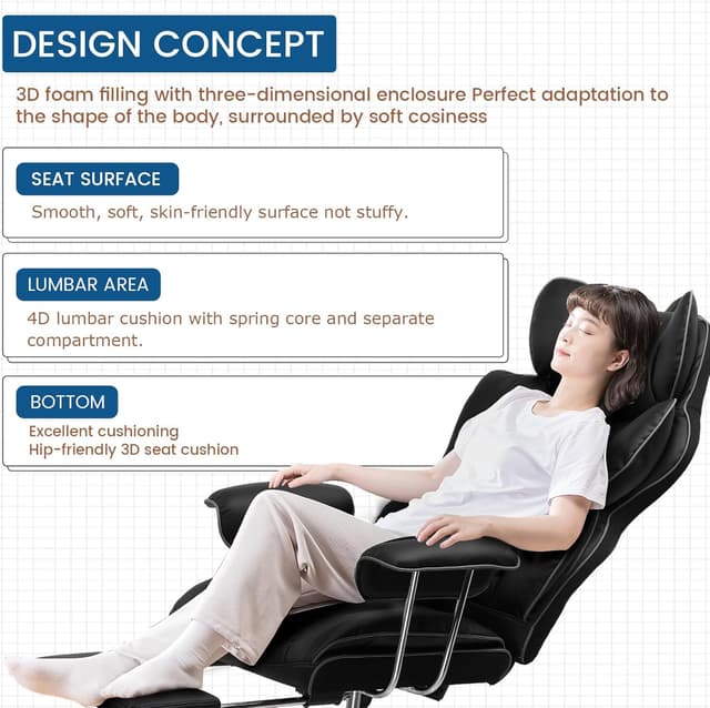 Thumbnail 4 de GTPLAYER Silla Gaming Ergonómica Negro 160 kg