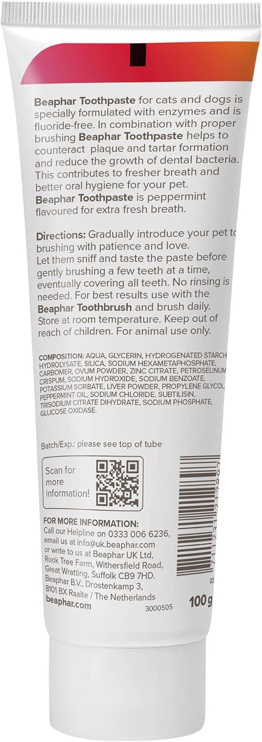 Detalle 2 de Beaphar Peppermint & Parsley Toothpaste 100g