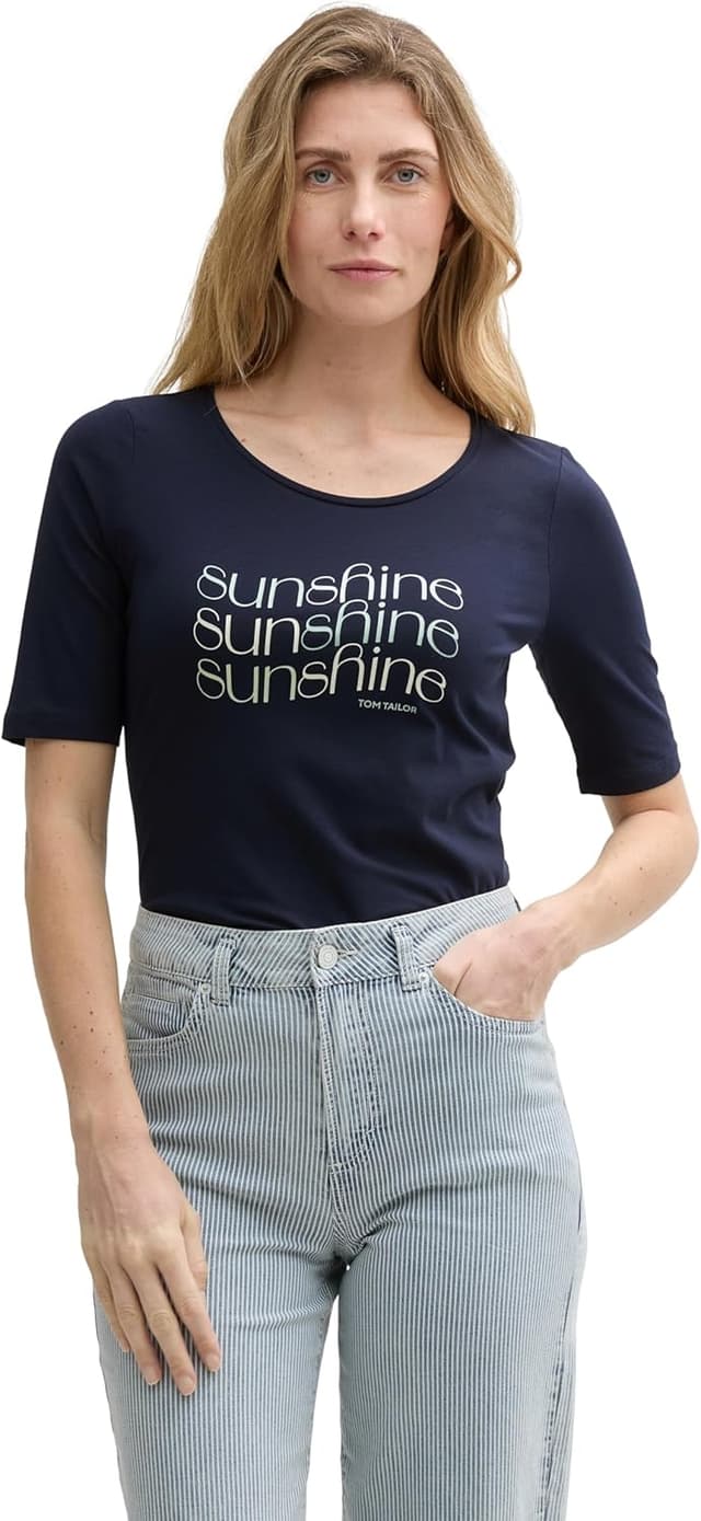 Detalle de TOM TAILOR 1047062 T-shirt donna a maniche corte