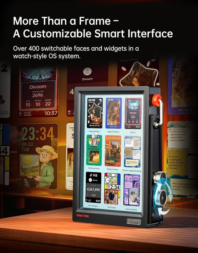 Thumbnail 4 de Divoom Times Frame 10.1" WiFi digital frame