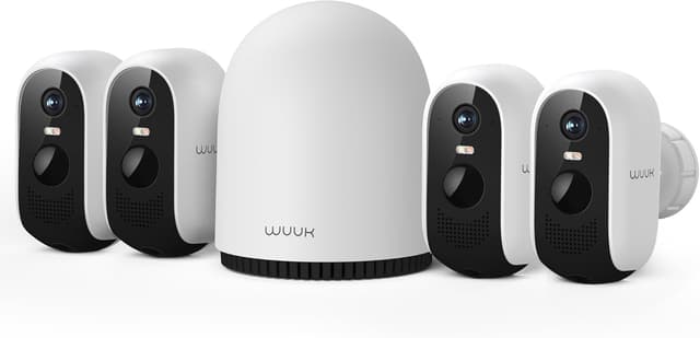 Detalle de WUUK 2K wireless security camera kit