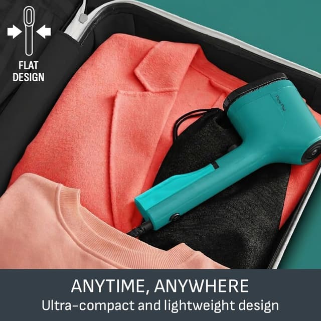 Thumbnail 6 de Tefal Pure Pop Slim DT2024 handheld clothes steamer (70ml tank, no ironing board needed)