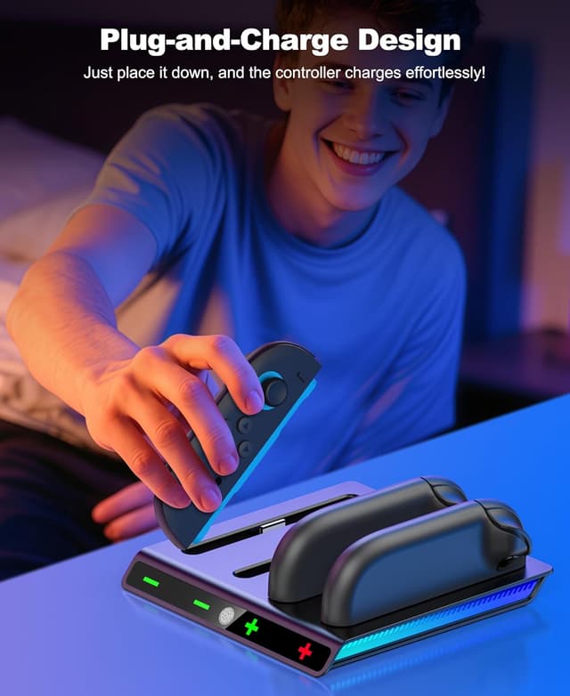 Thumbnail 6 de HELLCOOL Switch 2 Ladestation für 4 Controller