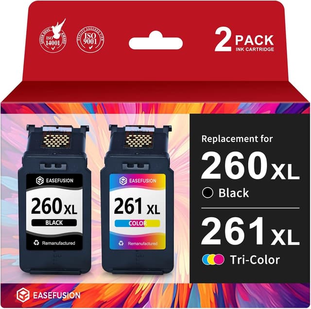 Detalle de EaseFusion 260XL 261XL ink cartridges 400 ๐จ