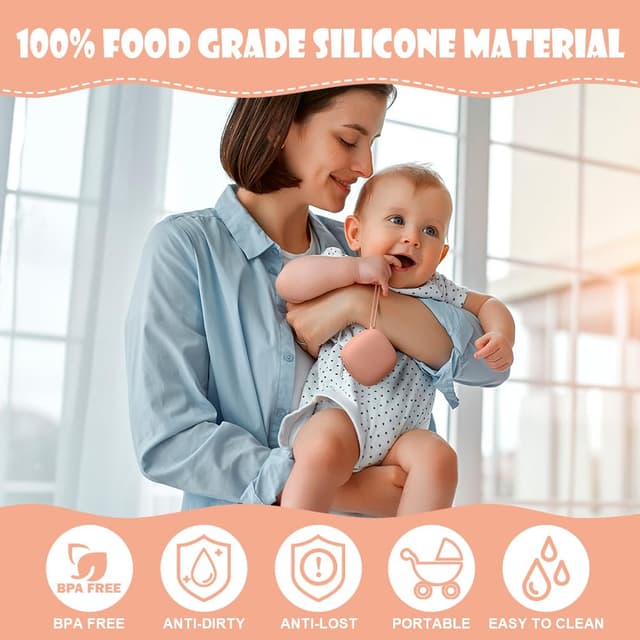 Detalle 2 de Aolso Schnullerbox Silikon Quadrat