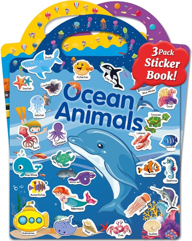 Thumbnail 6 de Benresive Reusable Sticker Book for Toddlers
