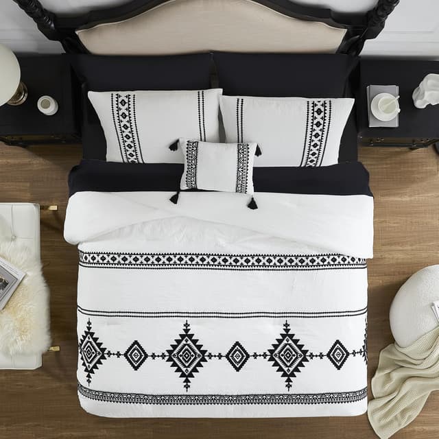 Thumbnail 4 de MaiRêve Embroidery Comforter Set Queen 90x90