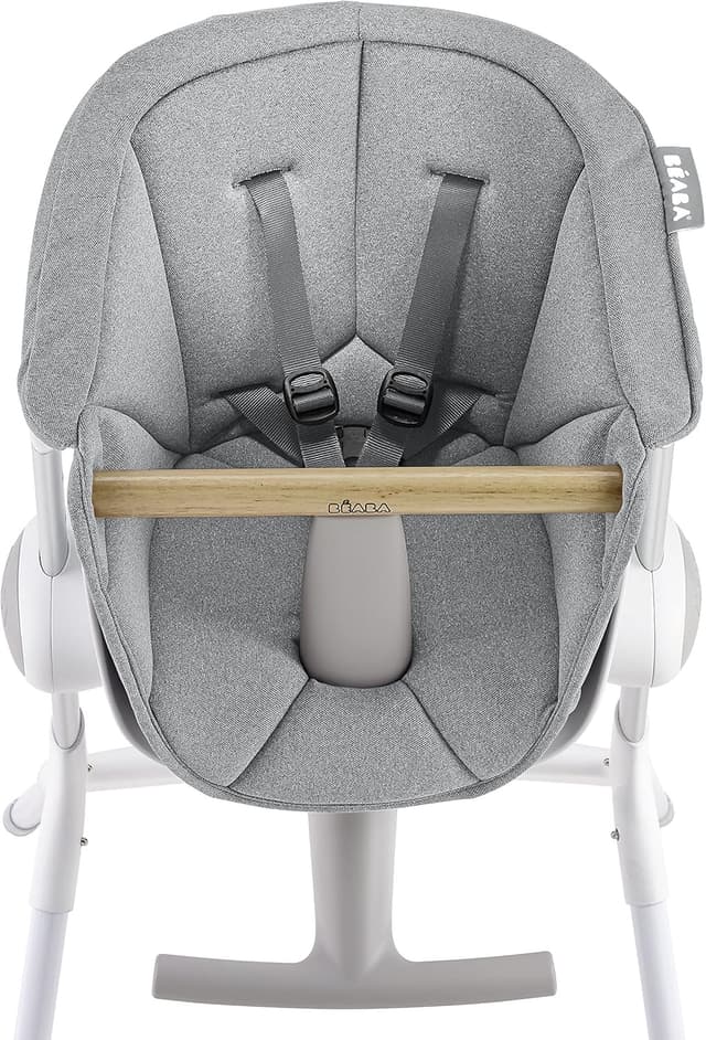 Detalle de Béaba cuscino per seggiolone ergonomico grigio, compatibile con seggiolone
