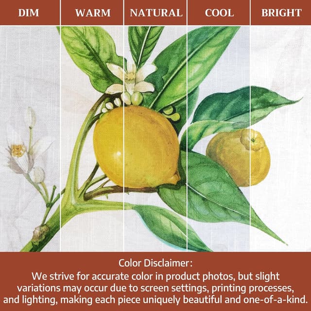 Detalle 2 de Maison d'Hermine 100% Cotton Cloth Napkins Set of 4 (Limoncello) 20" x 20