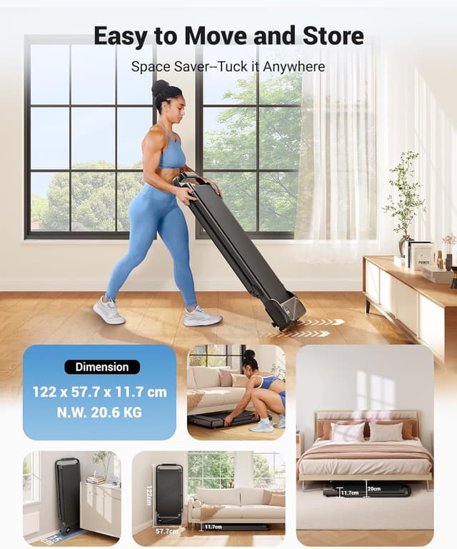 Thumbnail 5 de THERUN Folding Treadmill 2.5HP 1-10KM/H