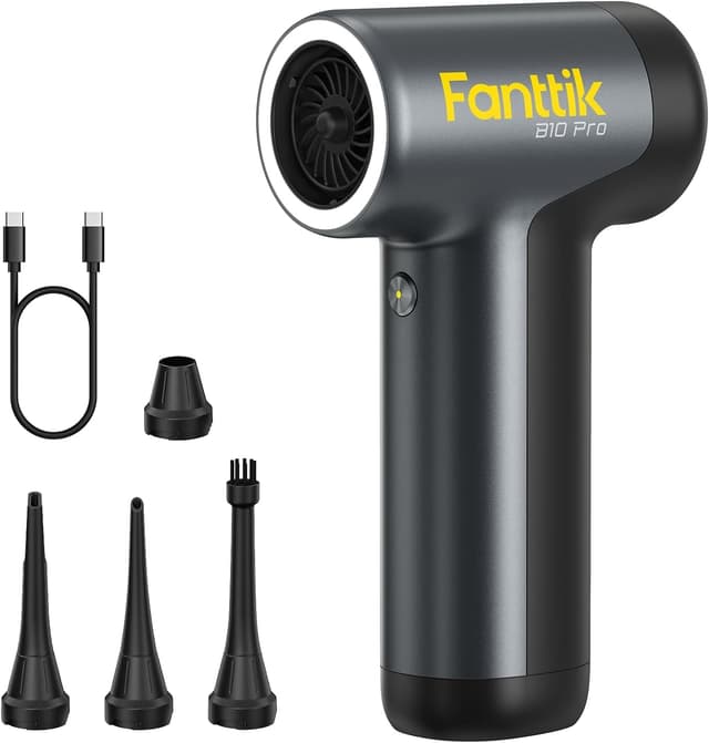 Detalle de Fanttik B10 Pro kabelloses Staubgebläse (110.000 U/min) für PC & Werkbank