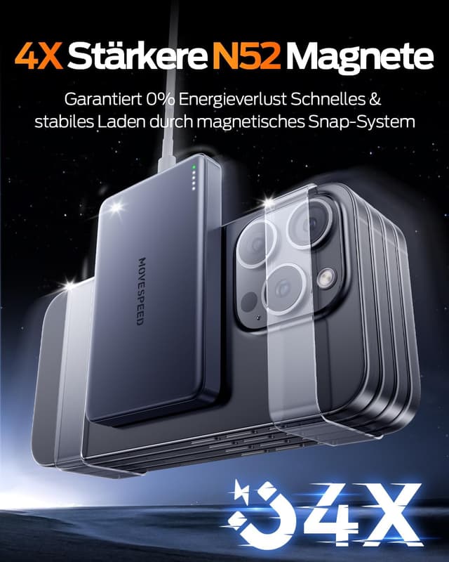 Thumbnail 4 de MOVE SPEED MagSafe Power Bank 10000mAh