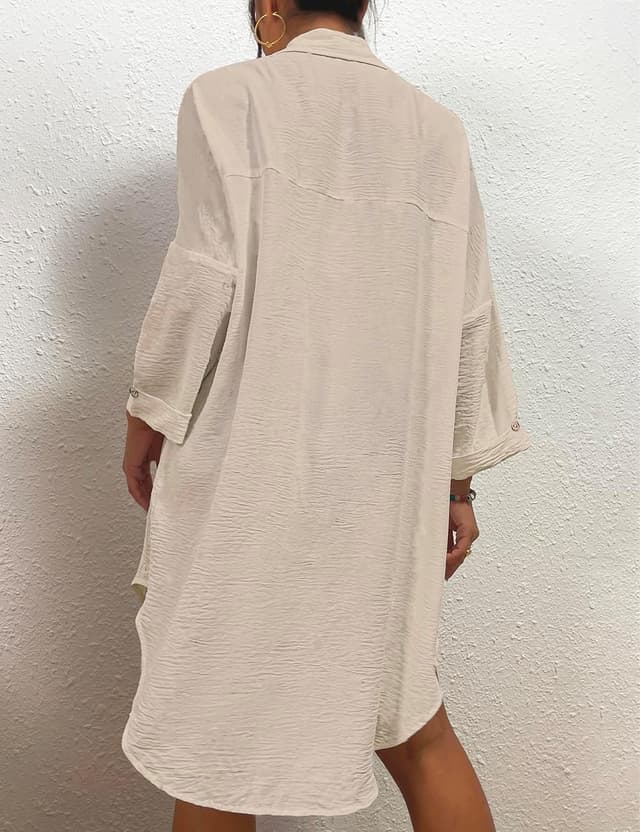 Thumbnail 4 de Bsubseach Modern Swimsuit Cover Up Blouse 49.6" Bust