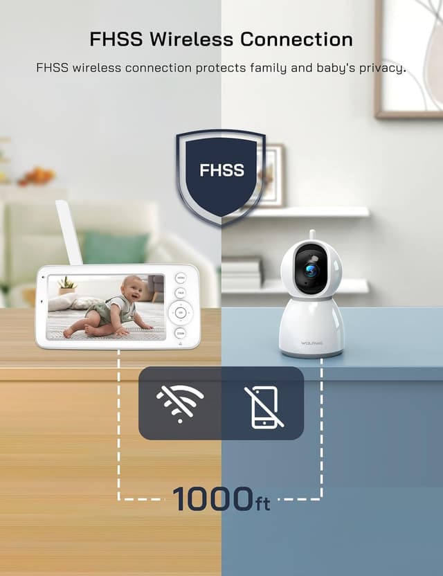 Thumbnail 5 de WOLFANG WB03 5.0" Baby Monitor