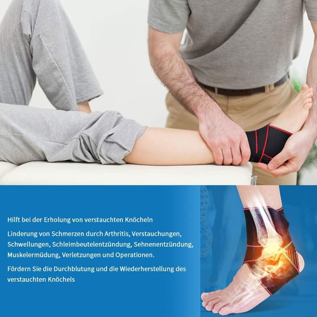 Detalle 1 de Teylam Sprunggelenkbandage für Fußball, 0,1 cm