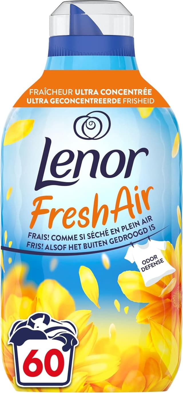 Detalle de Lenor Fresh Air Adoucissant 840 ml — 60 lavages