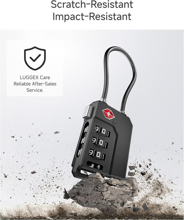Thumbnail 1 de LUGGEX Suitcase Locks TSA-approved 4-pack 🔒