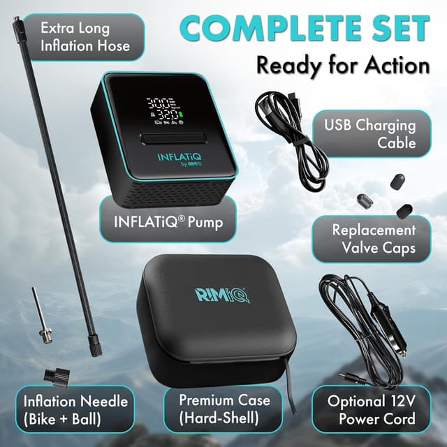 Thumbnail 5 de RIMiQ INFLATiQ Tire Inflator for Cars and Bikes