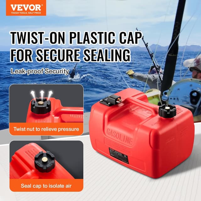 Detalle 2 de VEVOR réservoir carburant marin 12 L
