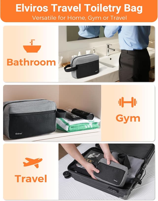 Thumbnail 6 de Elviros Travel Toiletry Bag