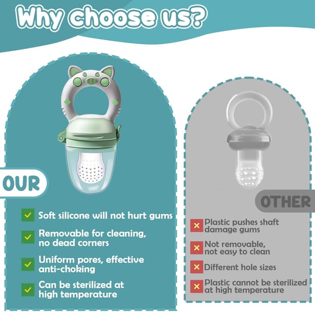 Thumbnail 5 de Kaiyingxin Fruchtsauger Baby 2 Stück