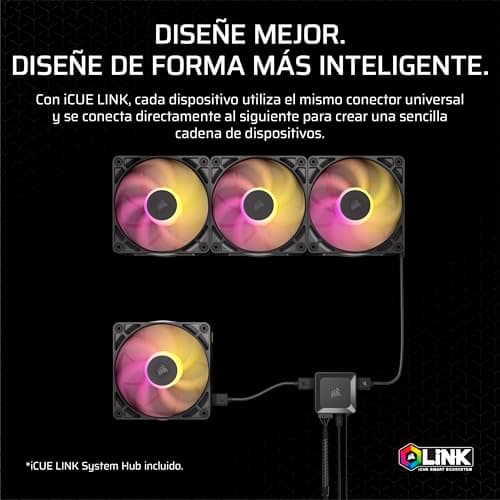 Thumbnail 4 de CORSAIR iCUE LINK RX120 MAX RGB ventilador 120mm