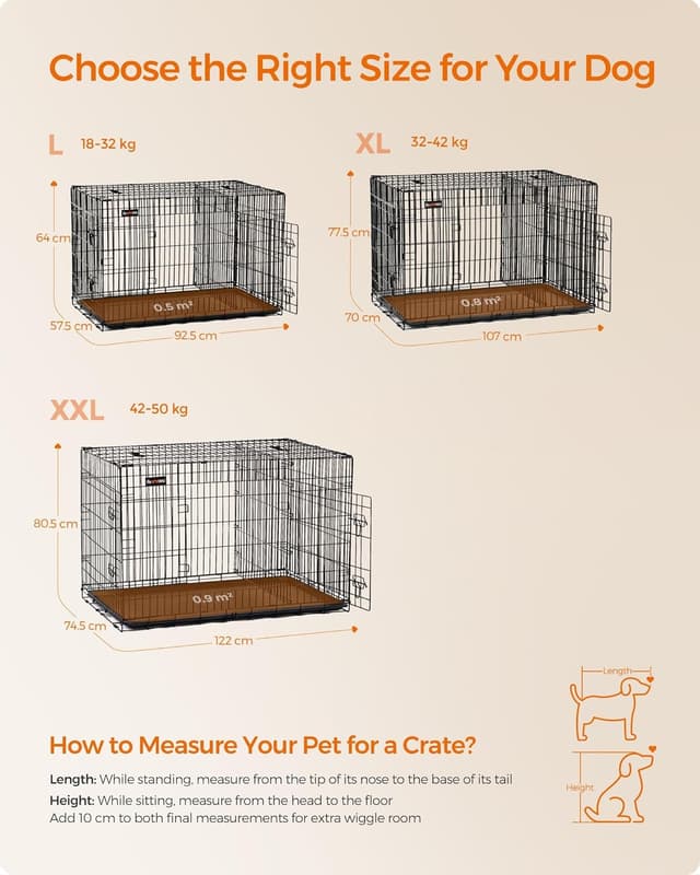 Thumbnail 5 de Feandrea PPD42BK cage 107 x 70 x 77,5 cm
