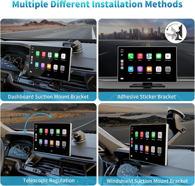 Thumbnail 6 de Madoec Portable Apple Carplay Screen 9"