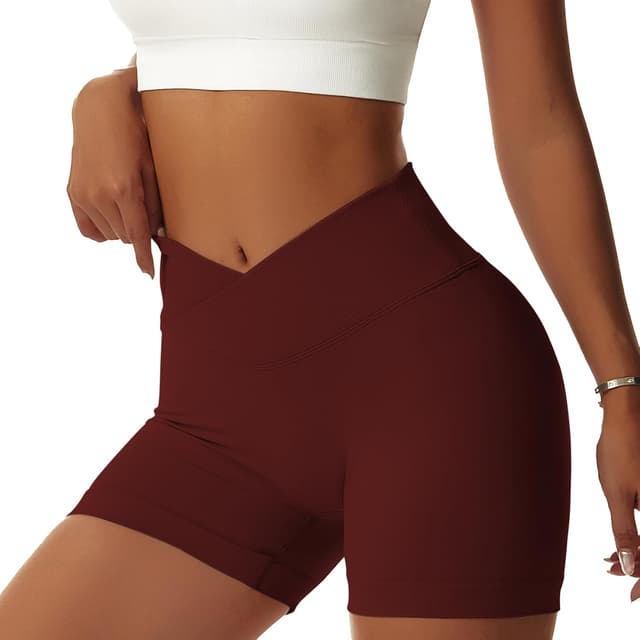 Detalle 2 de Vertvie Damen Gym Shorts mit 4-Wege-Stretch