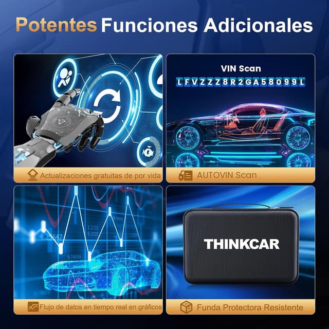 Thumbnail 6 de ThinkScan 689 OBD2 Diagnosis 34 funciones