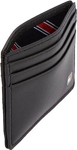 Detalle 2 de Tommy Hilfiger ETON CC HOLDER tarjetero de piel sin botón (negro, OS)