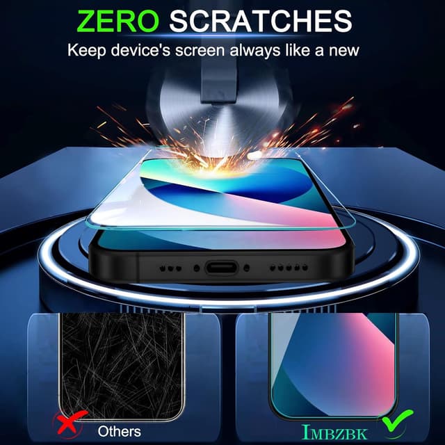 Thumbnail 3 de IMBZBK Protector Pantalla iPhone 13 6.1" 3+3 piezas