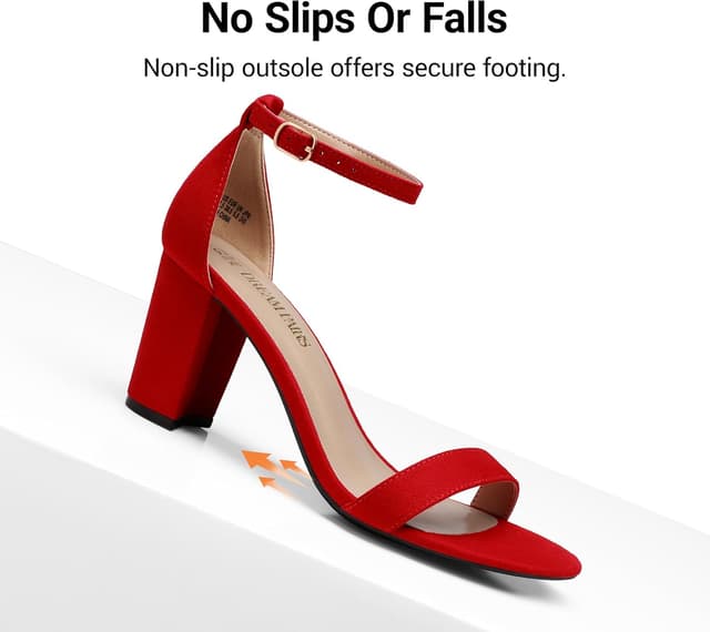 Thumbnail 6 de DREAM PAIRS Chunky Heel Sandals