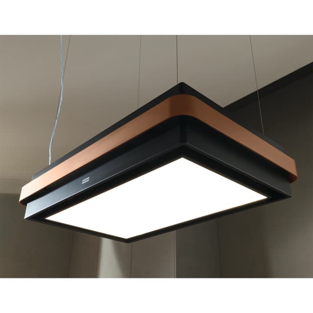 Detalle de Franke FMYS BK/CP F80 campana isla 3v