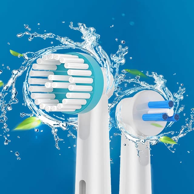 Detalle 2 de 8 Count Interspace & 8 Count Ortho Care Brush Heads for Oral-B Electric Toothbrushes (Round head compatible)