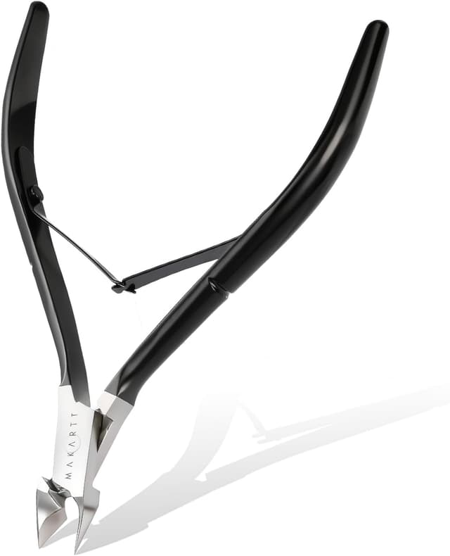 Detalle de Makartt pince à cuticules de précision : coupe-cuticules à mâchoires complètes