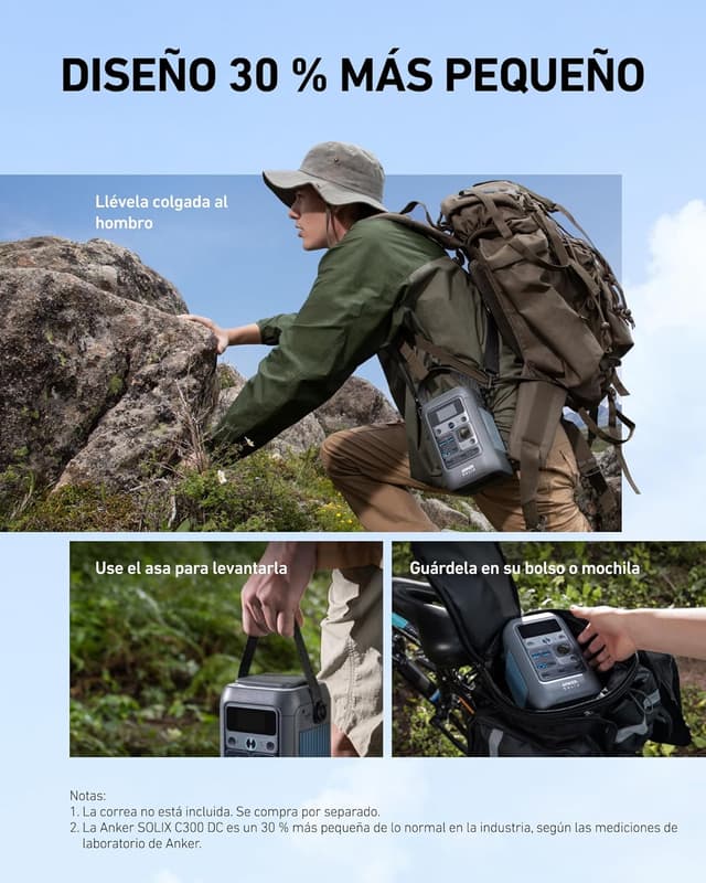 Thumbnail 3 de Anker SOLIX C300 DC Power Bank Station estación de energía