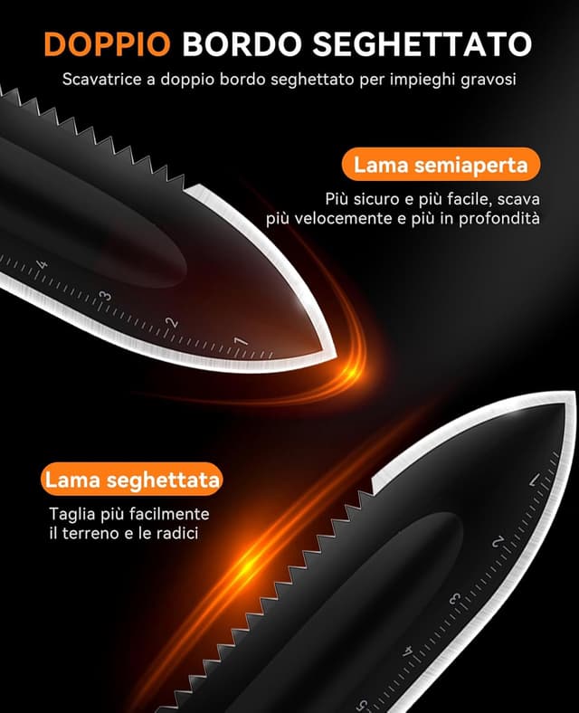 Detalle de SUNPOW Vanga da Giardino Robusta 🌱