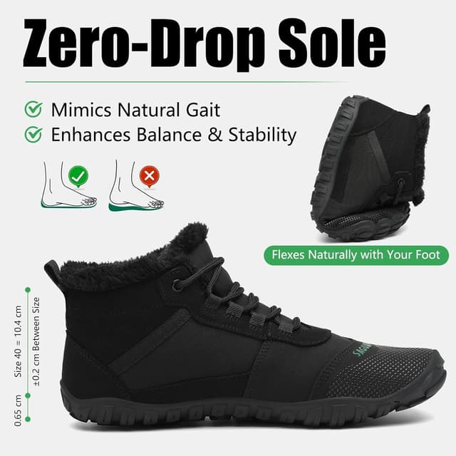 Thumbnail 5 de SAGUARO Barefoot Stivali Invernali Impermeabile