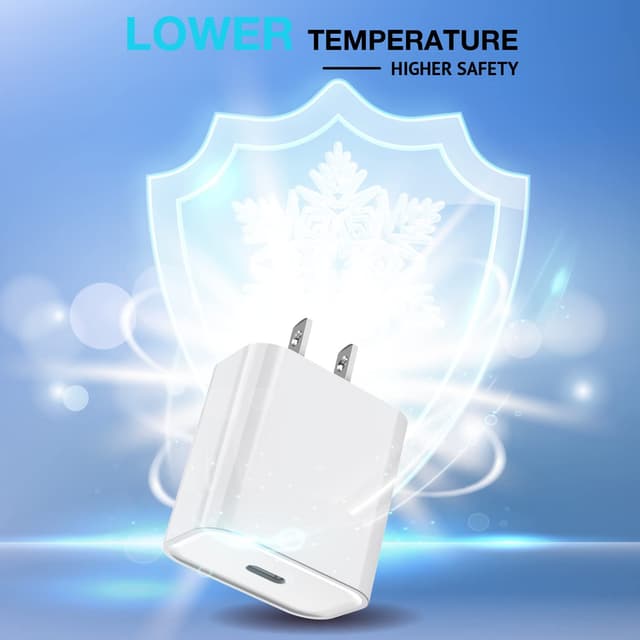 Detalle de 20W Fast Charger 2Pack USB‑C for iPhone 17