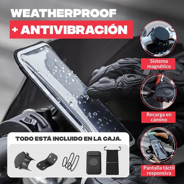 Thumbnail 2 de Shapeheart Soporte Movil Moto Magnético 8 kg