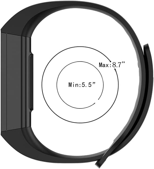 Detalle de BYISYUE silicone sport watch strap for Xiaomi Mi Smart Band 4C (replacement band)